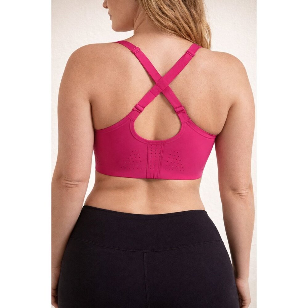 Victoria’s Secret Seamless Sports Bra – Pink – Size 34D / D75 - Picture 2 of 6